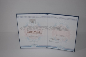 Диплом Техникума 2022г ГОЗНАК в Петрозаводске